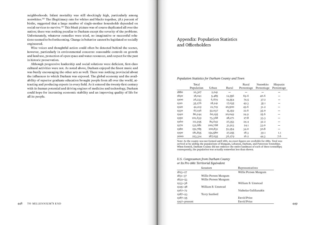 Durham County: A History of Durham County, North Carolina by Jean Bradley Anderson